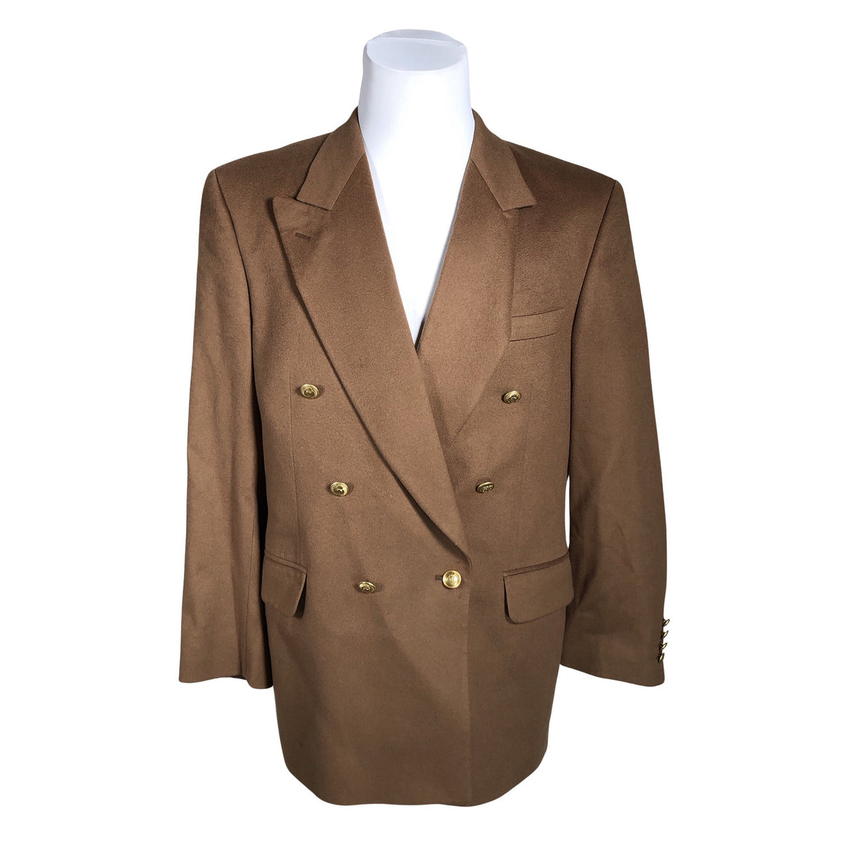 Unisex Cerruti 1881 - Villane mantel, suurus XXXL - Pruun (1)