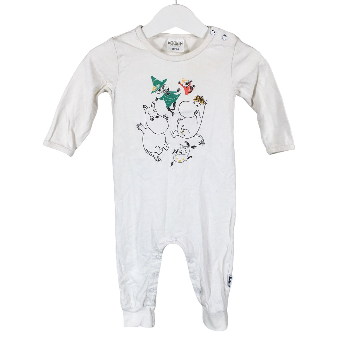 Unisex Moomin by Martinex - Pükskostüüm, suurus 68 - 74 - Valge (1)