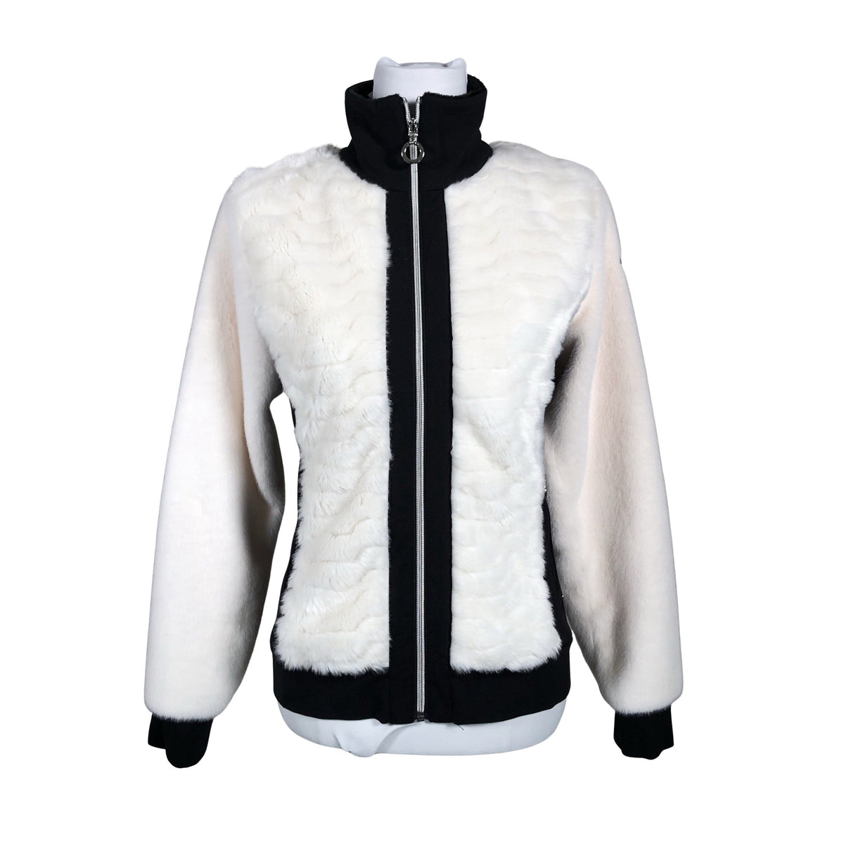 Unisex Luhta - Kunstkarusnahast mantel, suurus 36 - Looduslik valge (1)