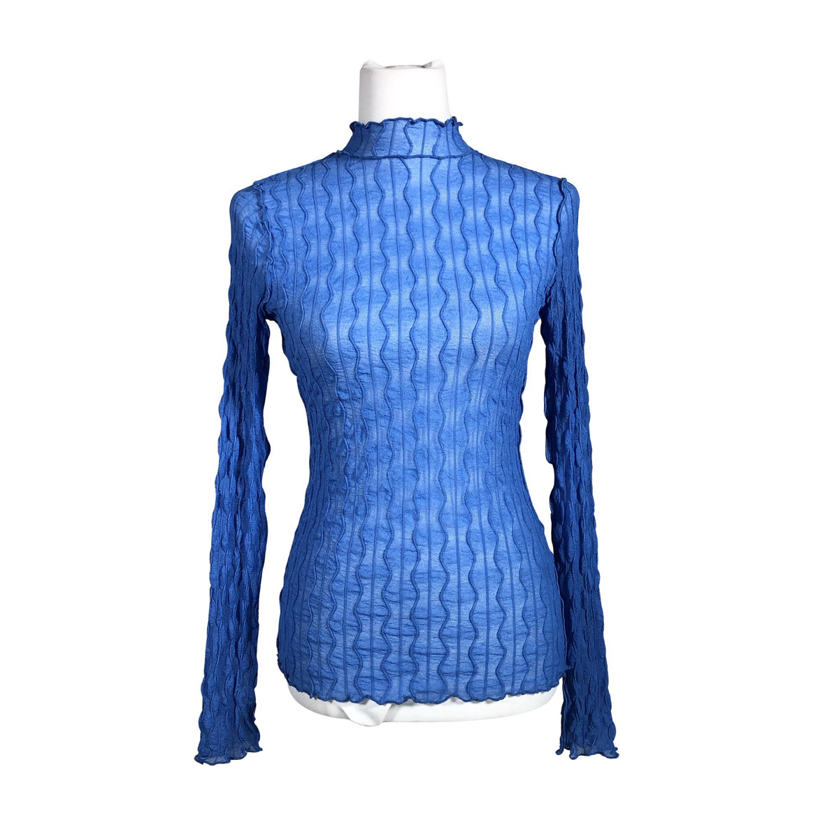 Unisex Envii - Trikotaažist pluus, suurus 38 - Sinine (1)