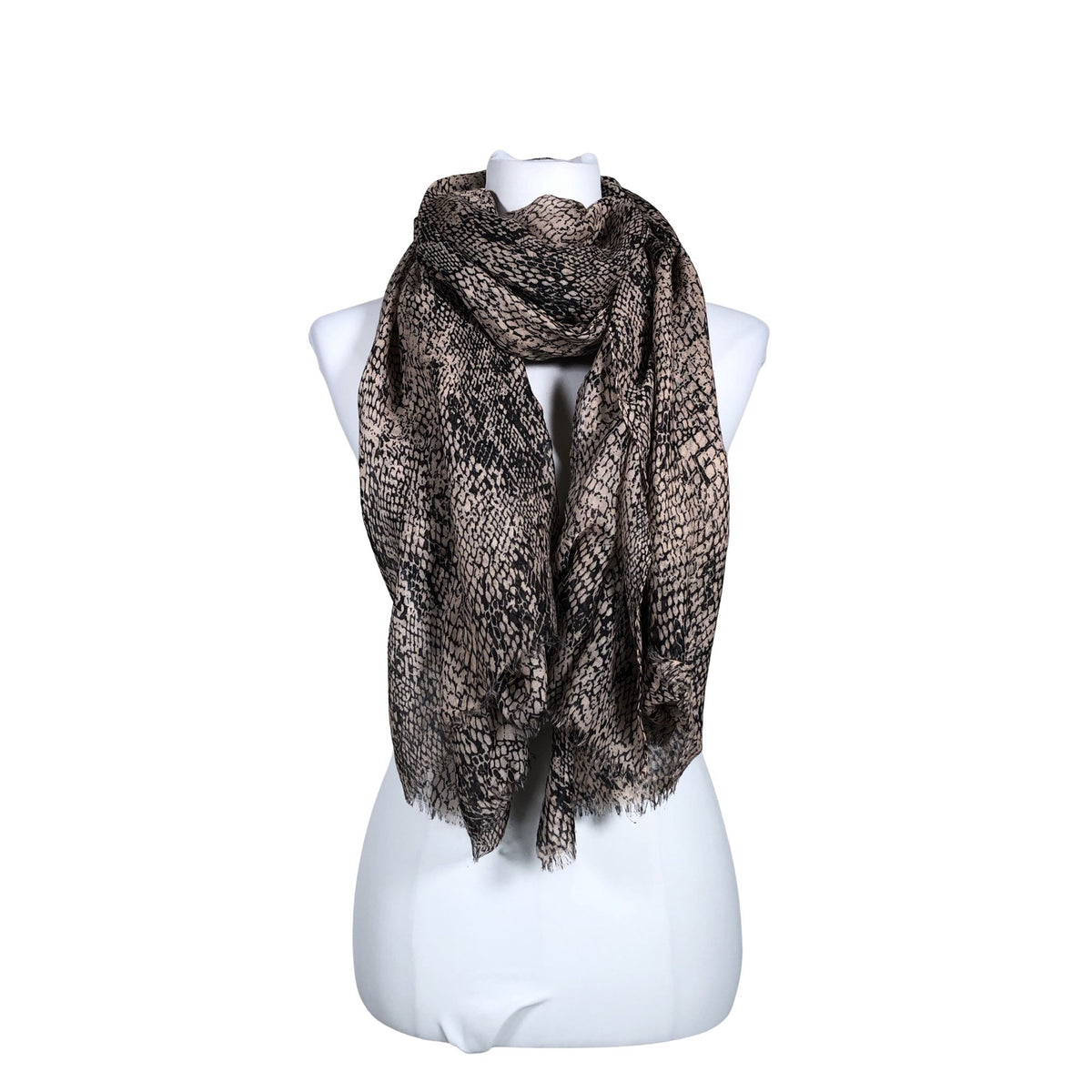 Unisex Lindex - Õhuke sall, suurus Midi - Pruun (1)