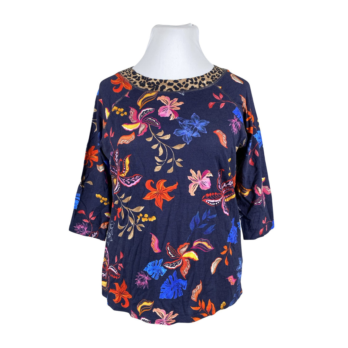 Unisex Betty Barclay - Trikotaažist pluus, suurus 44 - Sinine (1)