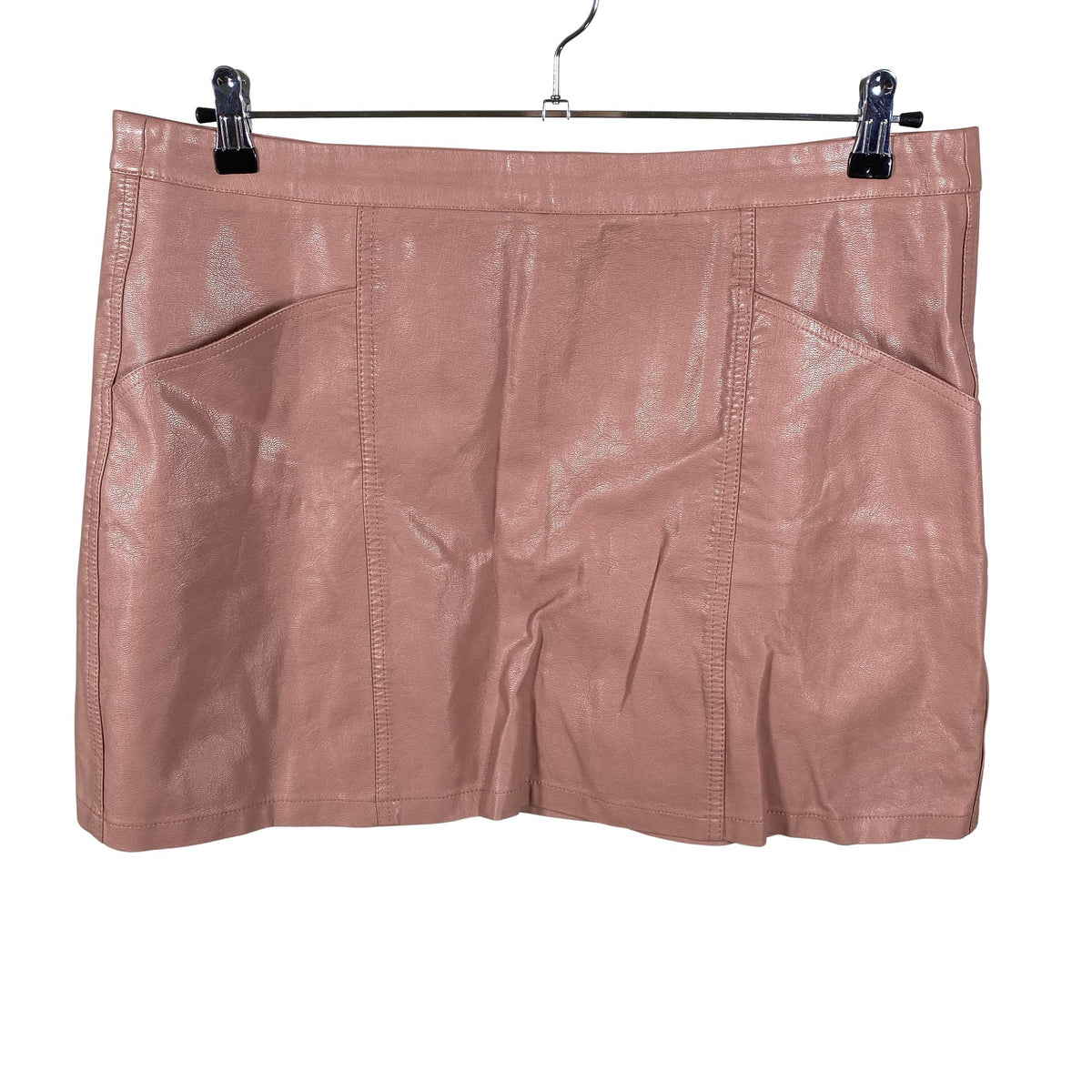 Unisex New Look - Nahkseelik, suurus 44 - Heleroosa (1)