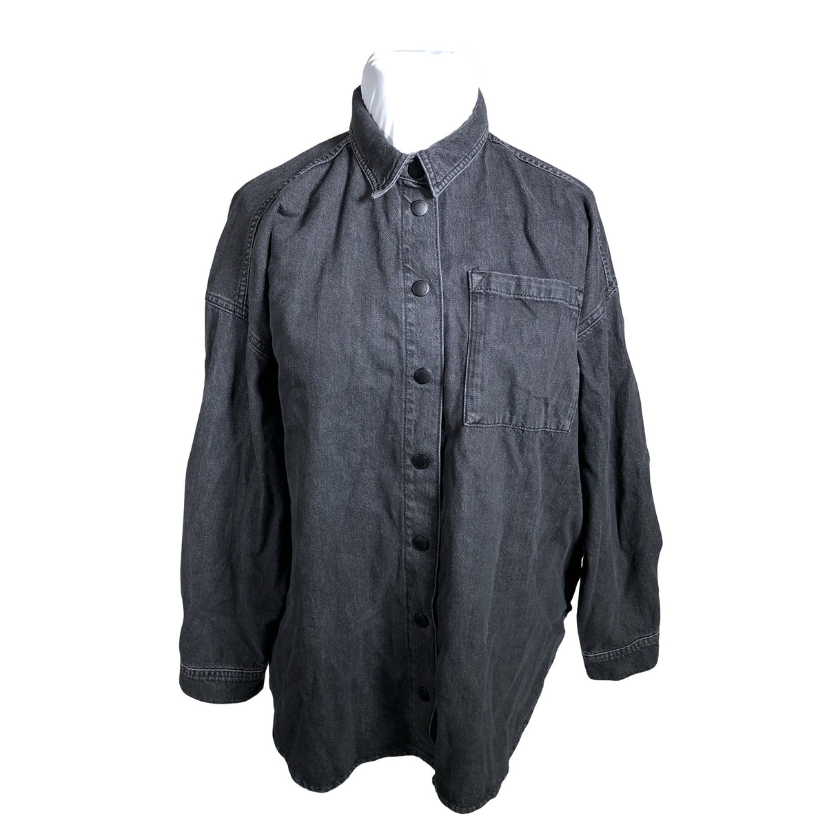 Unisex My Essential Wardrobe - Teksasärk, suurus 42 - Hall (1)