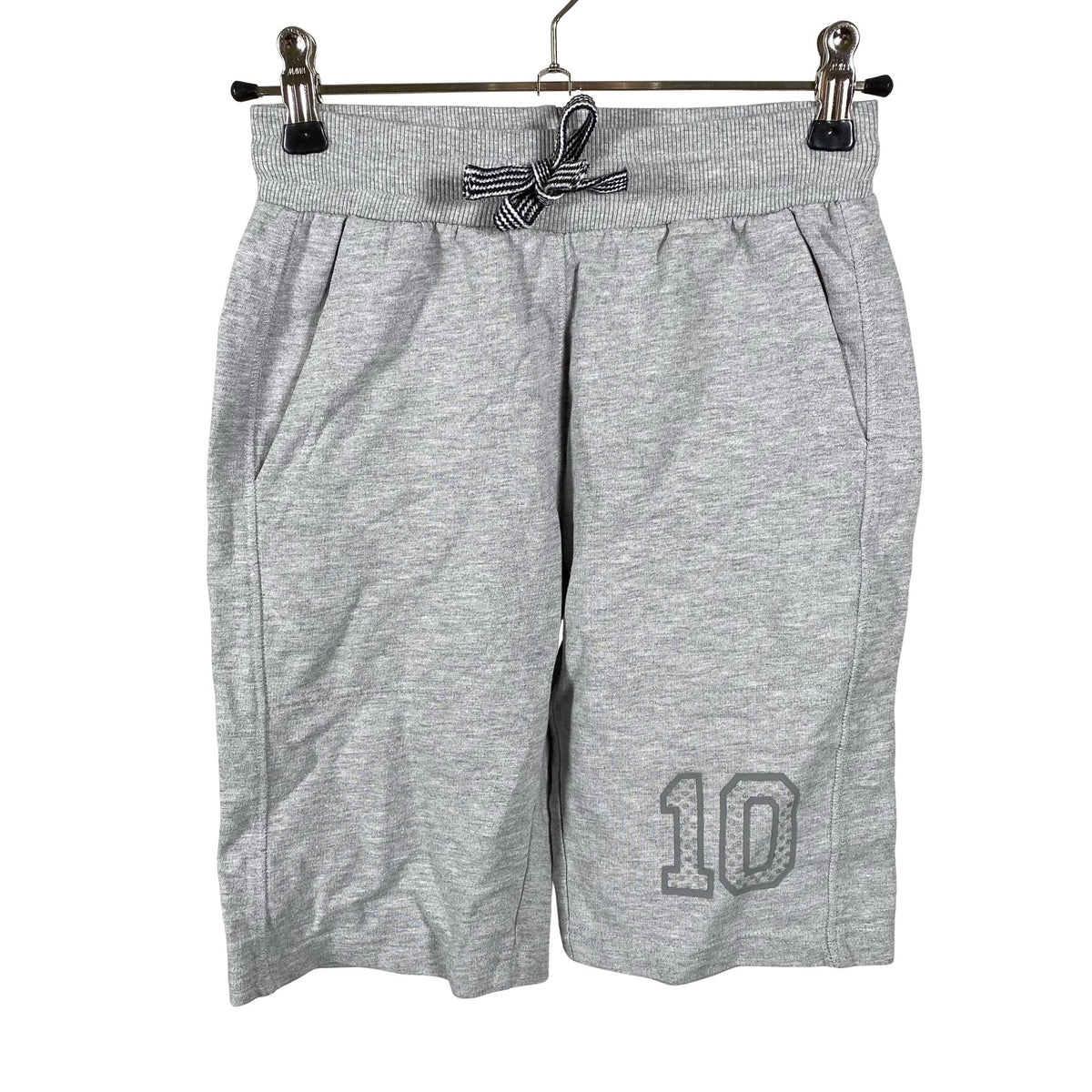 Unisex Keiki - Dressikangast lühikesed püksid, suurus 140 - 146 - Hall (1)