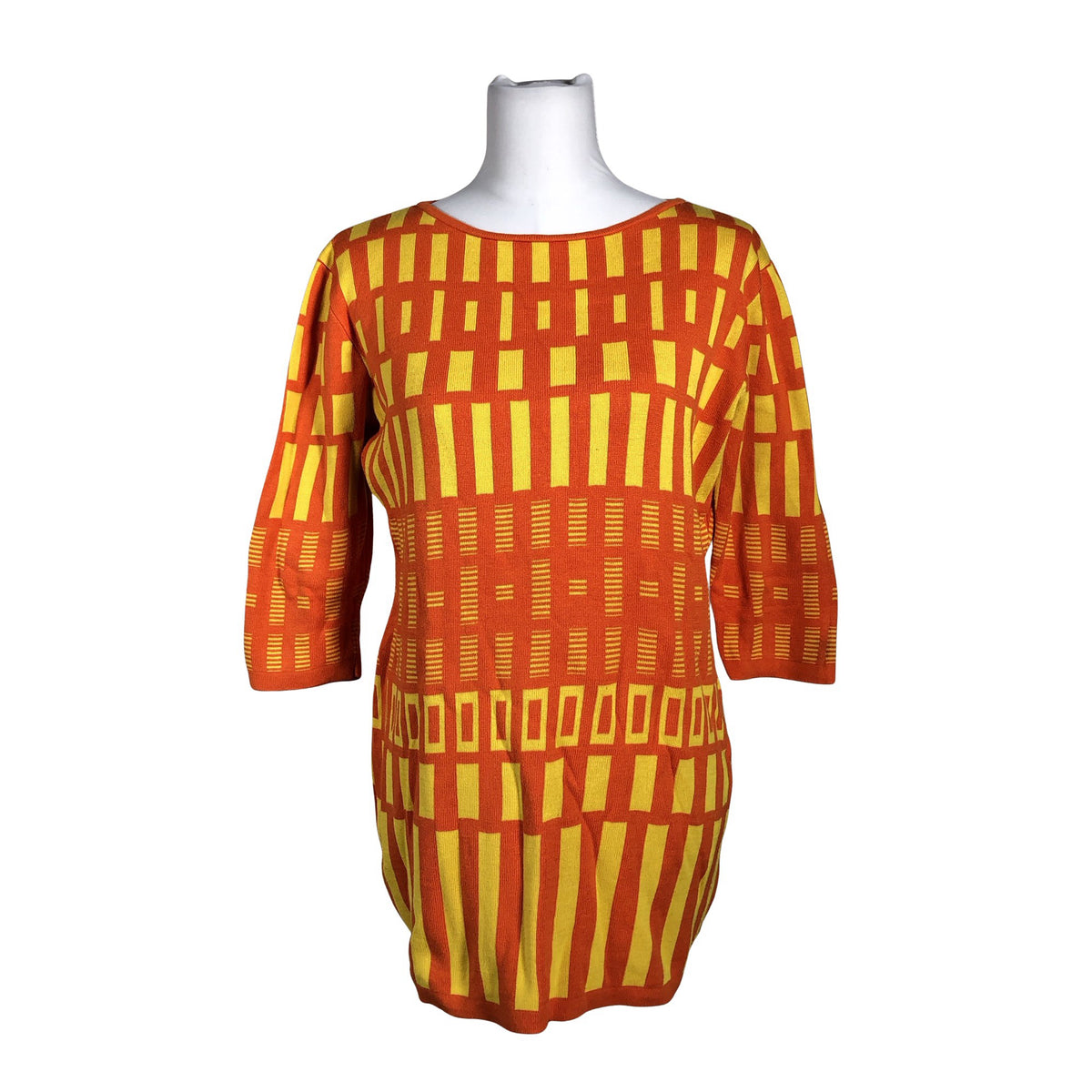Unisex Marimekko - Kootud tuunika, suurus 40 - Oranž (1)