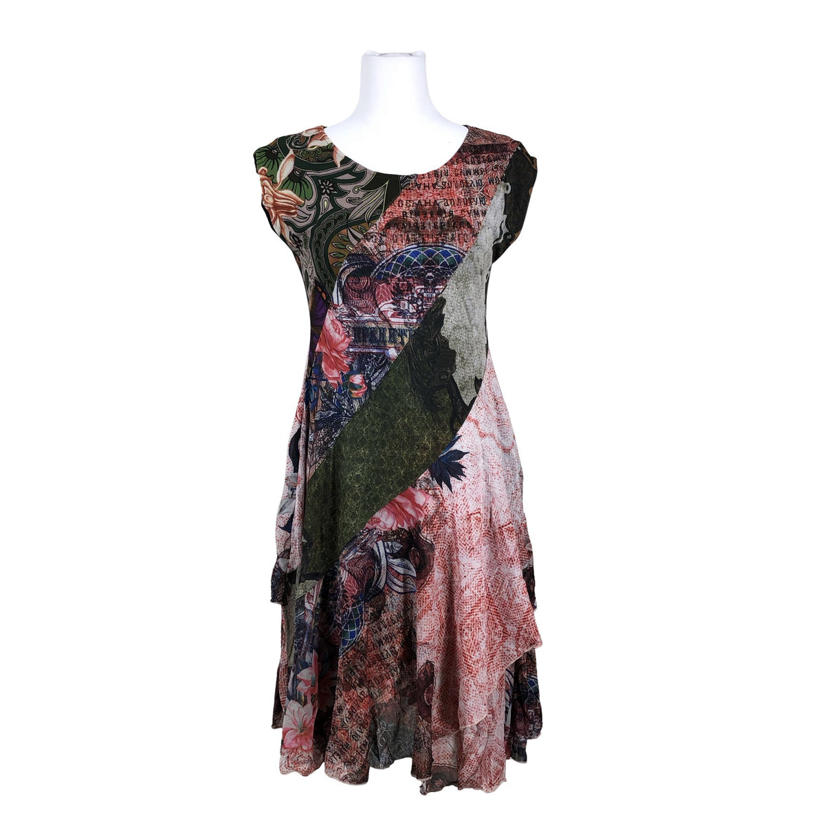 Unisex Desigual - Trikotaažist kleit, suurus 36 - Roheline (1)