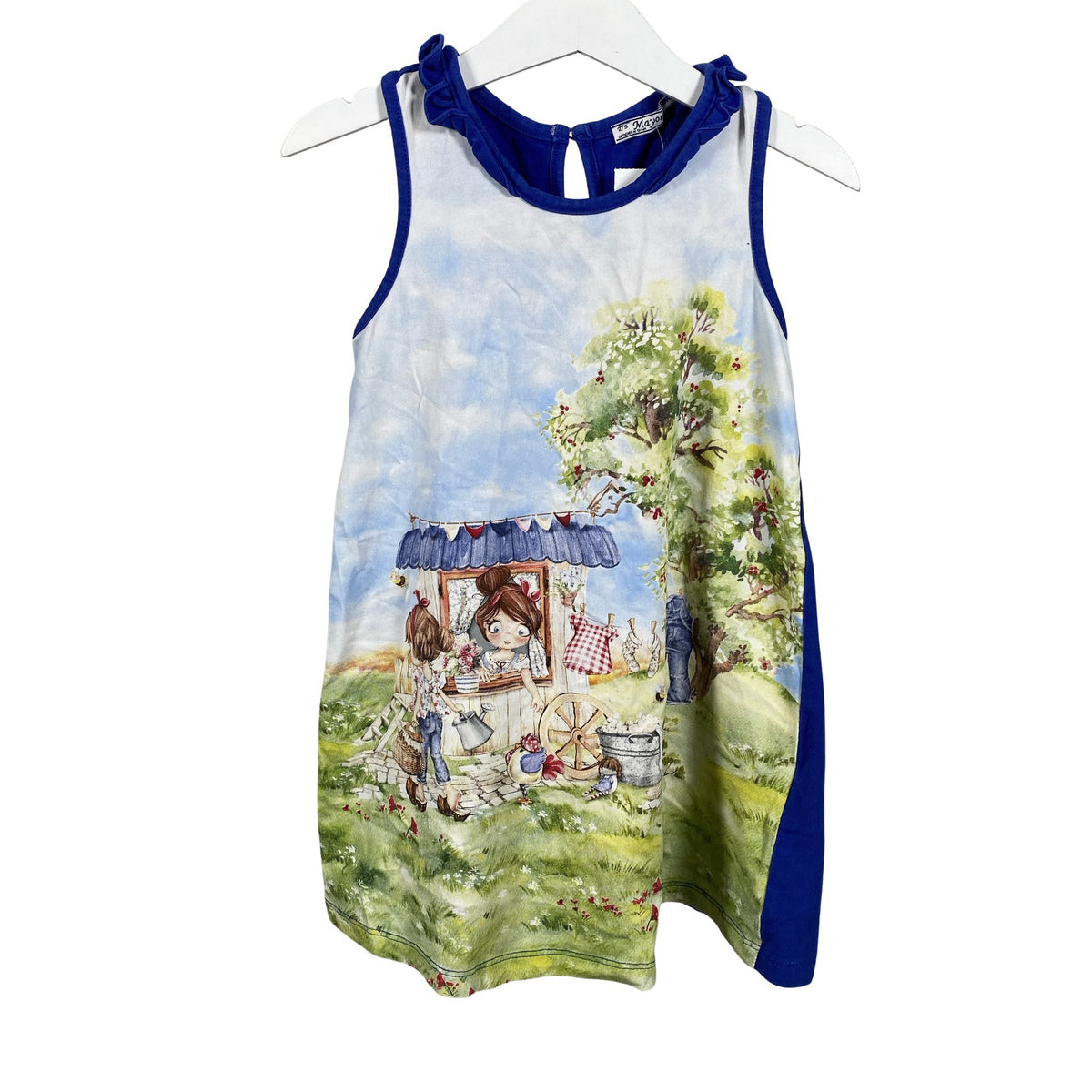 Unisex Mayoral - Trikotaažist kleit, suurus 104 - 110 - Sinine (1)