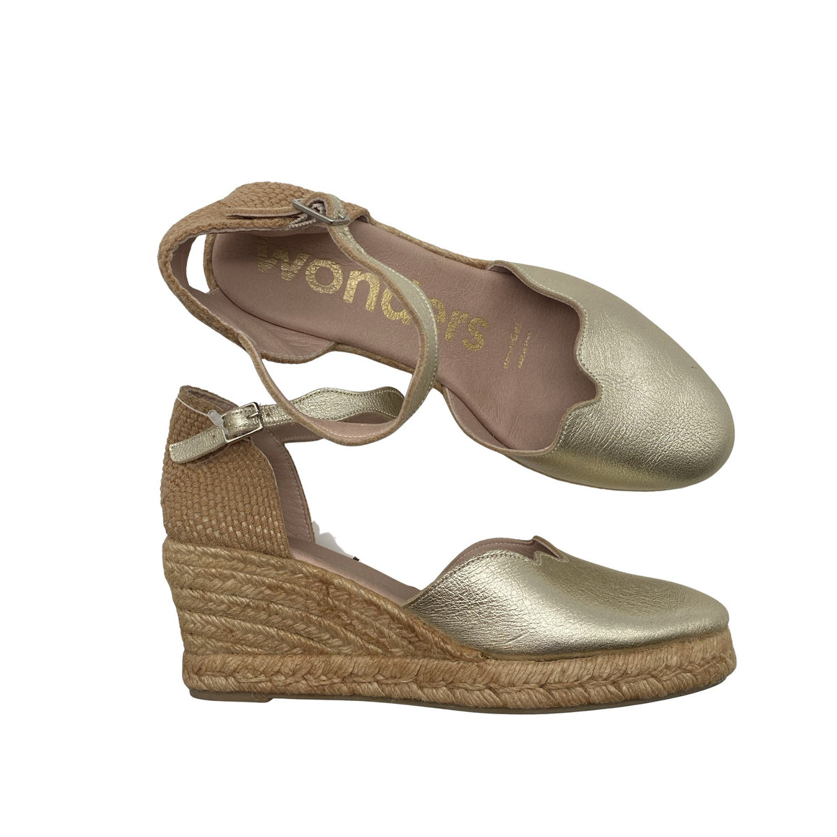 Unisex Wonders - Kiilkontsaga rihmikud, suurus 39 - Kuld (1)