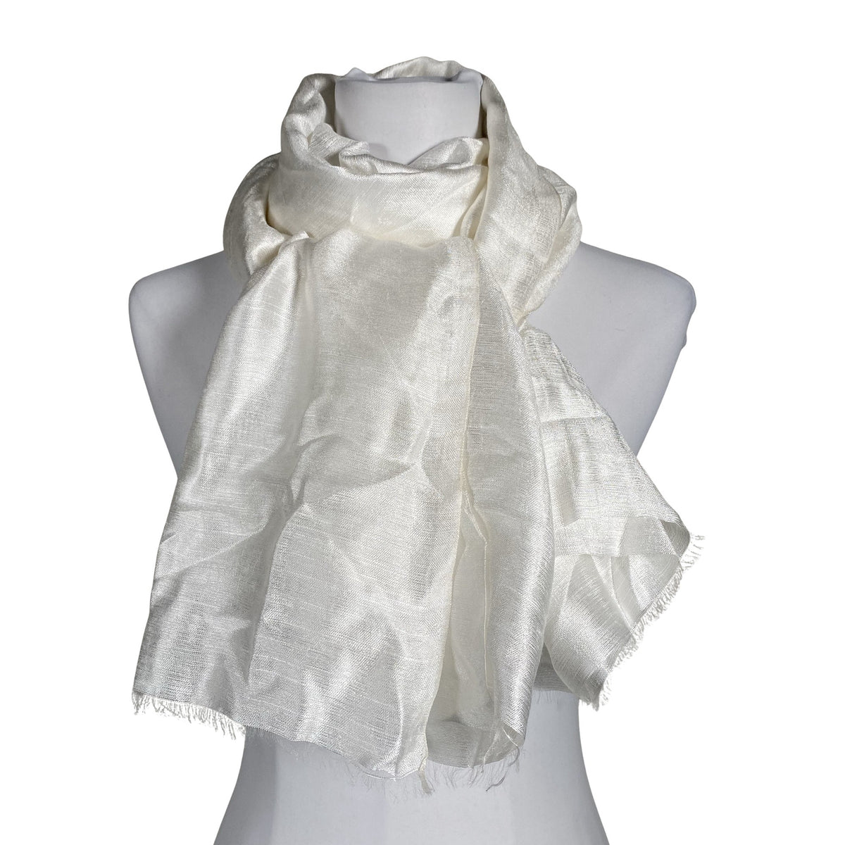 Unisex A+more - Õhuke sall, suurus Maxi - Valge (1)