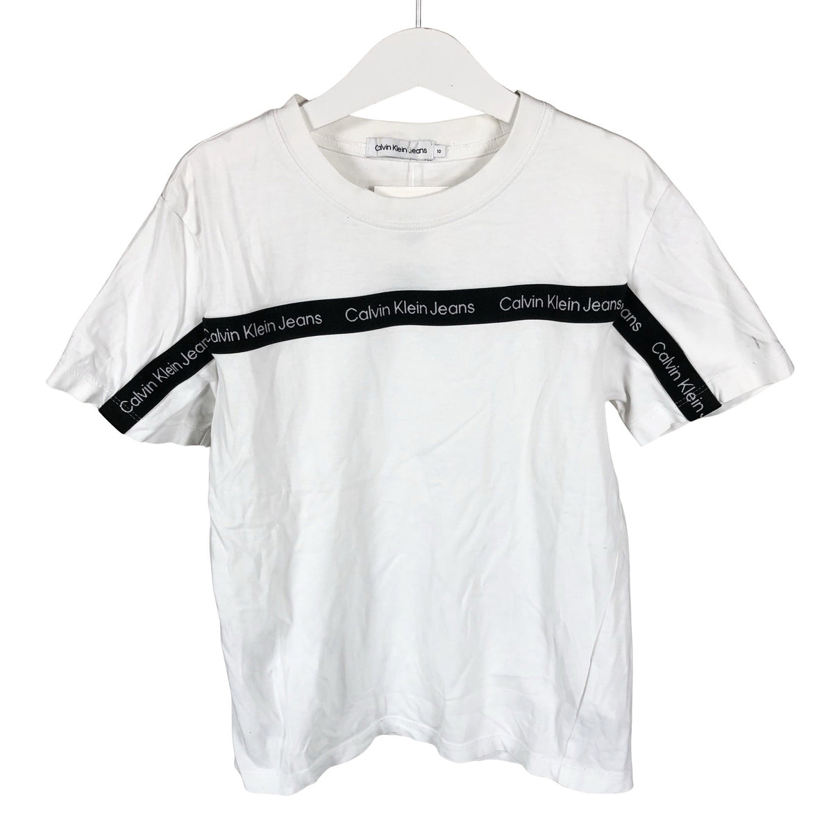 Unisex Calvin Klein Jeans - T-särk, suurus 134 - 140 - Valge (1)