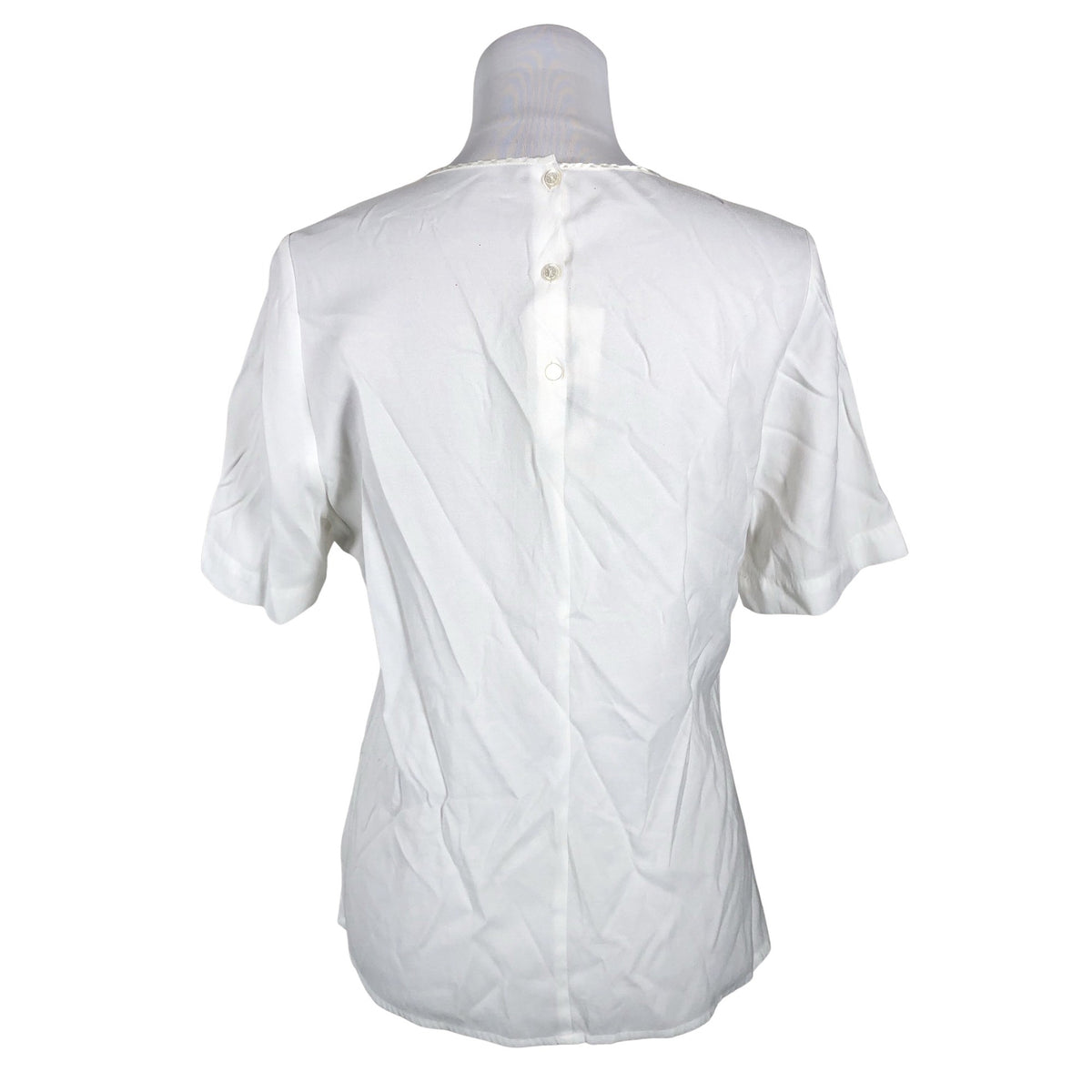 Unisex Kellermann - Lühikeste käistega pluus, suurus 40 - Valge (2)