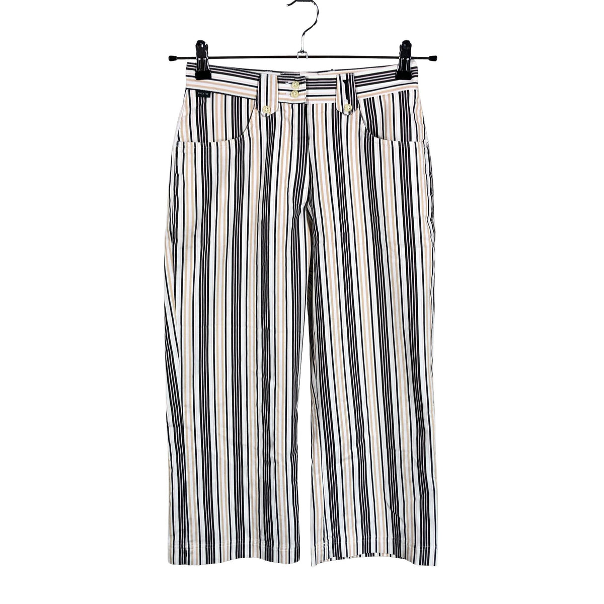 Unisex Backtee - Mittevenivad püksid, suurus 34 - Valge (1)