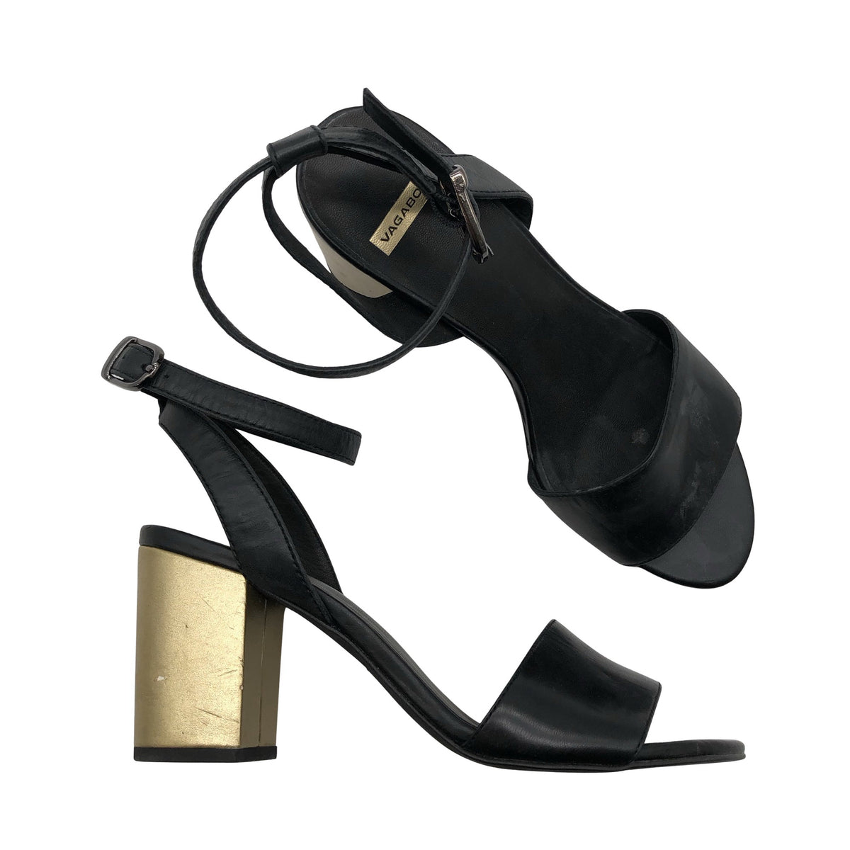 Unisex Vagabond - Kontsaga rihmikud, suurus 39 - Must (1)