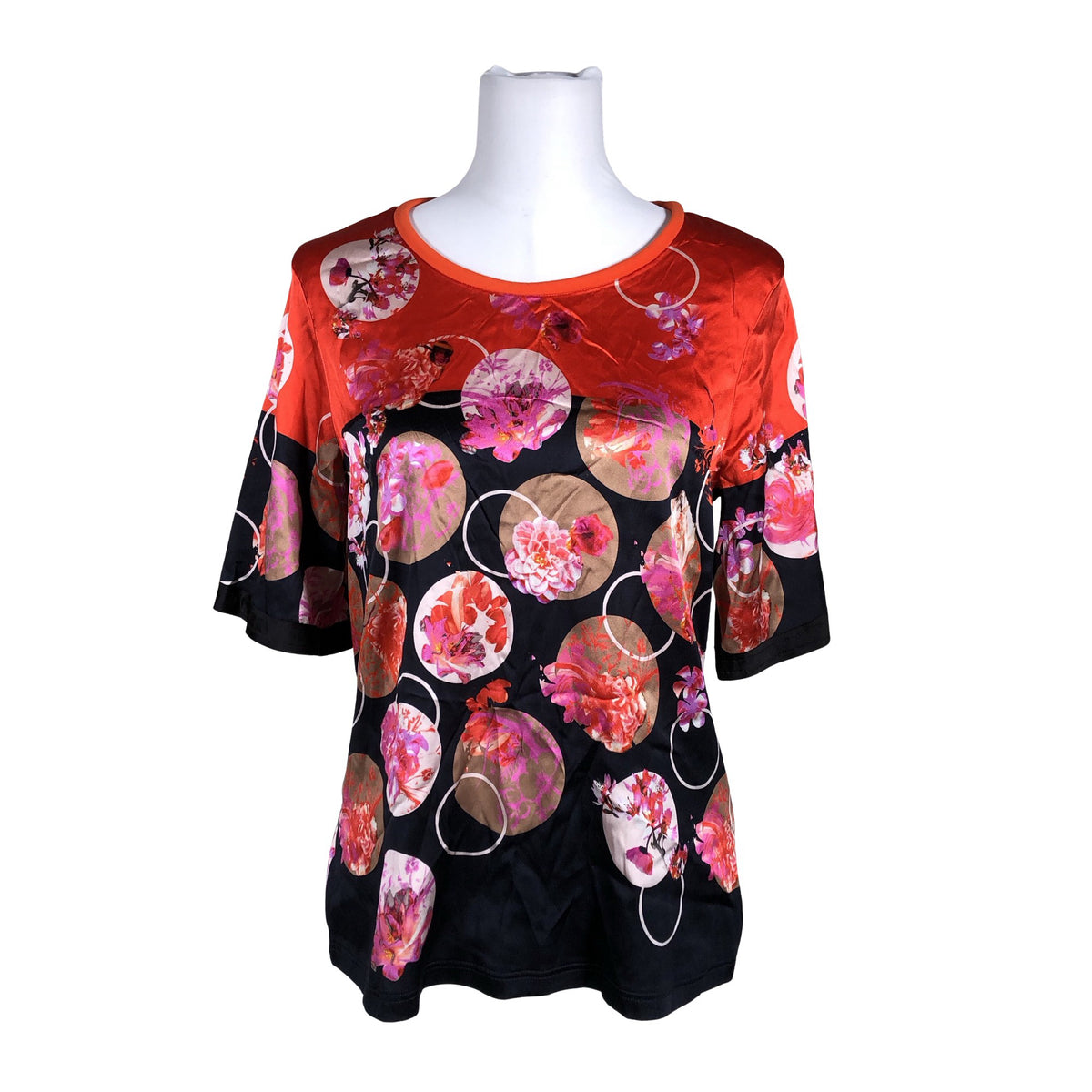 Unisex Marc Cain - Lühikeste käistega pluus, suurus 38 - Must (1)