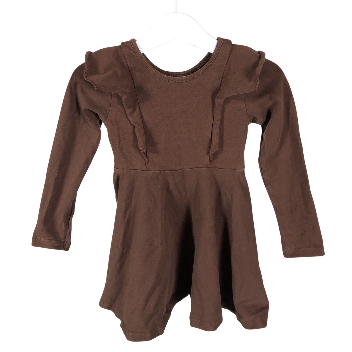 Unisex Gugguu - Trikotaažist kleit, suurus 86 - 92 - Pruun (1)