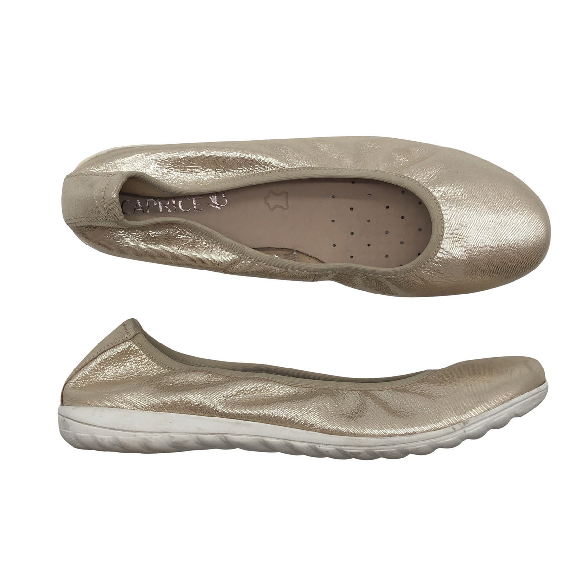 Unisex Caprice - Baleriinad, suurus 39 - Kuld (1)