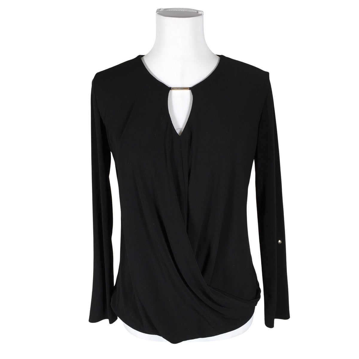 Unisex Esprit - Trikotaažist pluus, suurus 36 - Must (1)