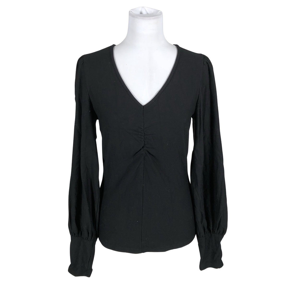 Unisex Gestuz - Trikotaažist pluus, suurus 36 - Must (1)