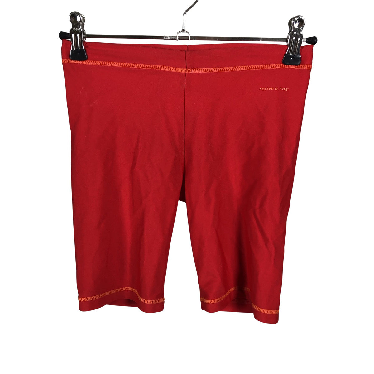 Unisex Polarn O. Pyret - Trikotaažist lühikesed püksid, suurus 122 - 128 - Punane (1)