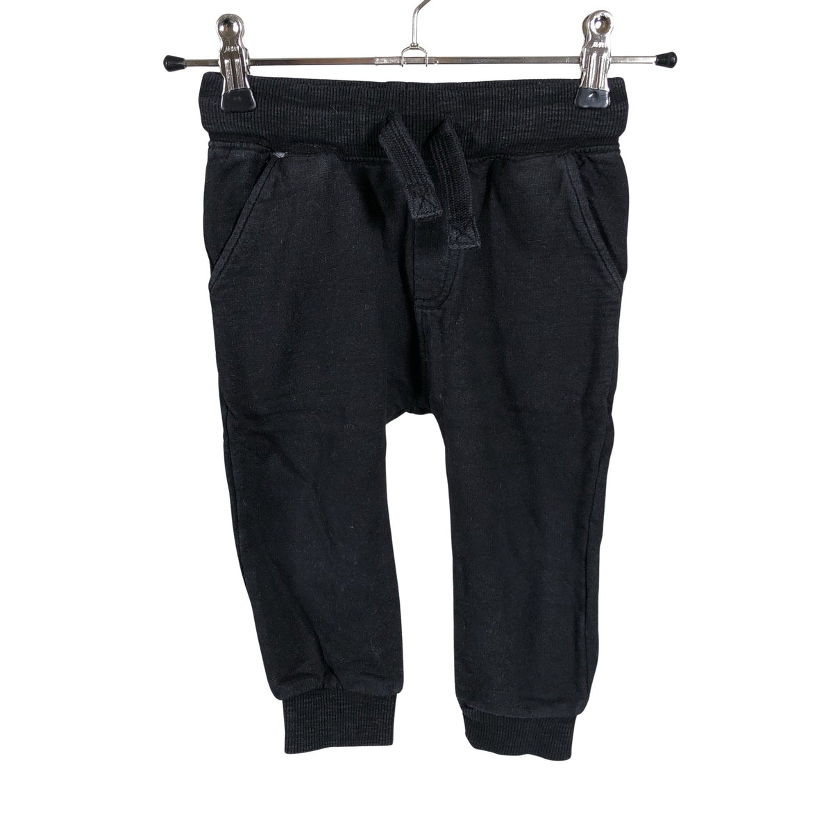 Unisex Next - Dressikangast püksid, suurus 86 - 92 - Must (1)