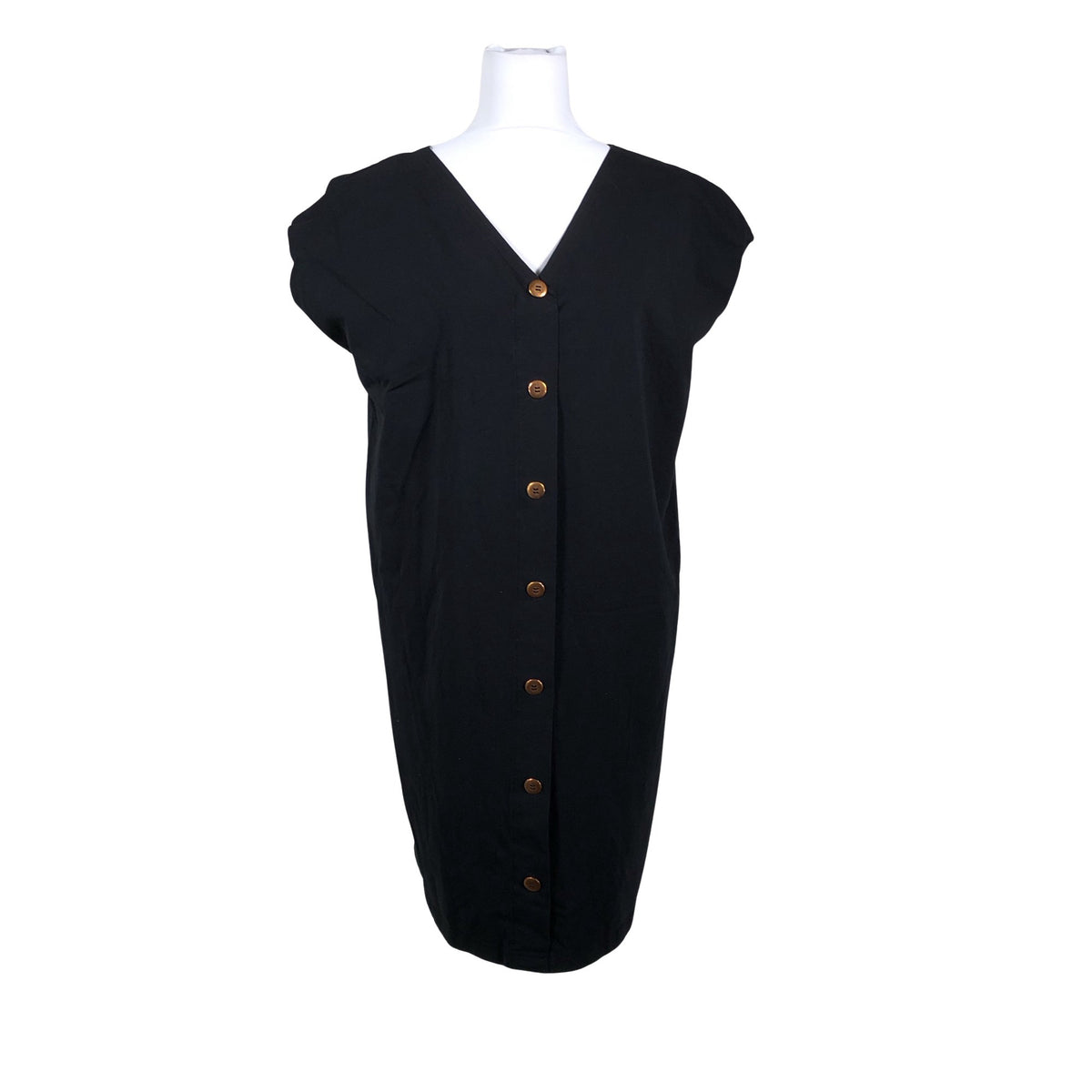 Unisex Aarrelabel - Trikotaažist kleit, suurus 40 - Must (1)