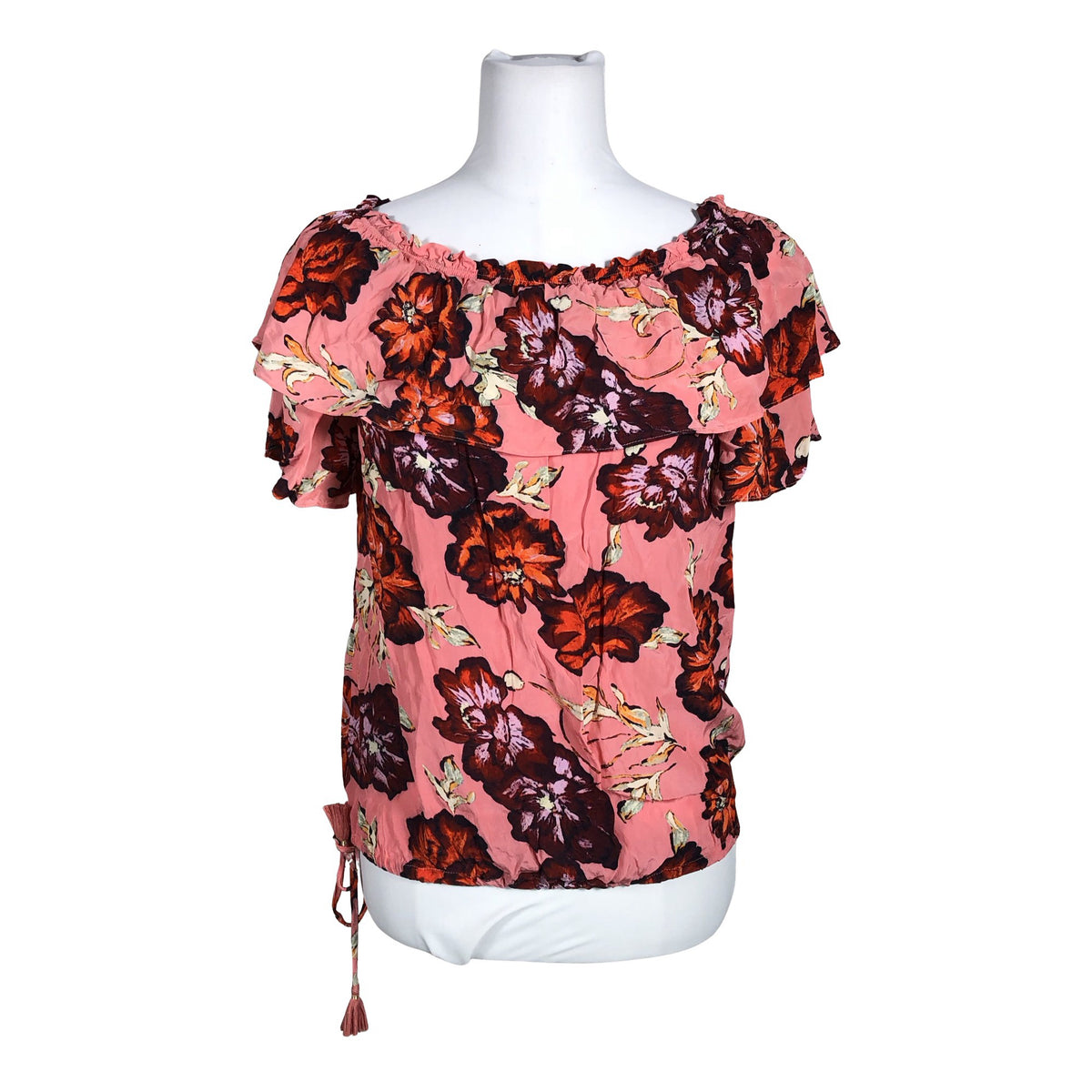 Unisex Mos Mosh - Lühikeste käistega pluus, suurus 34 - Heleroosa (1)
