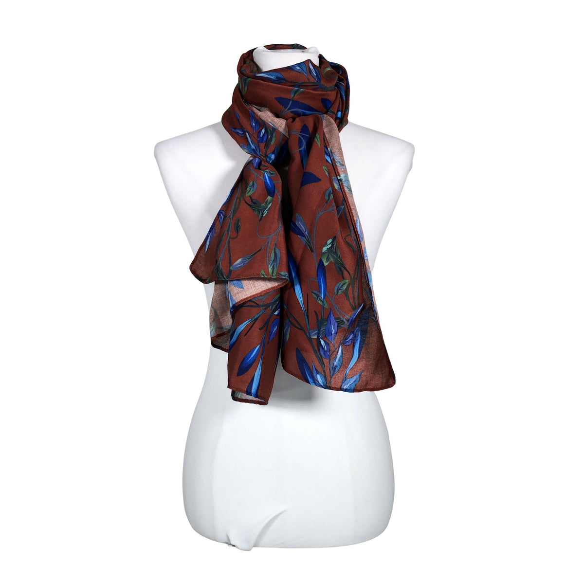 Unisex Mosaic - Õhuke sall, suurus Maxi - Pruun (1)