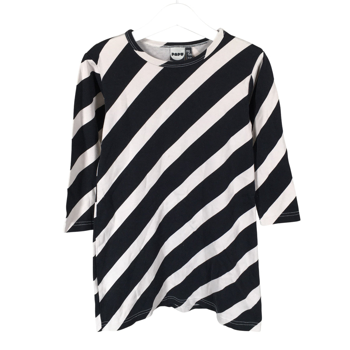 Unisex Papu - Trikotaažist kleit, suurus 110 - 116 - Must (1)