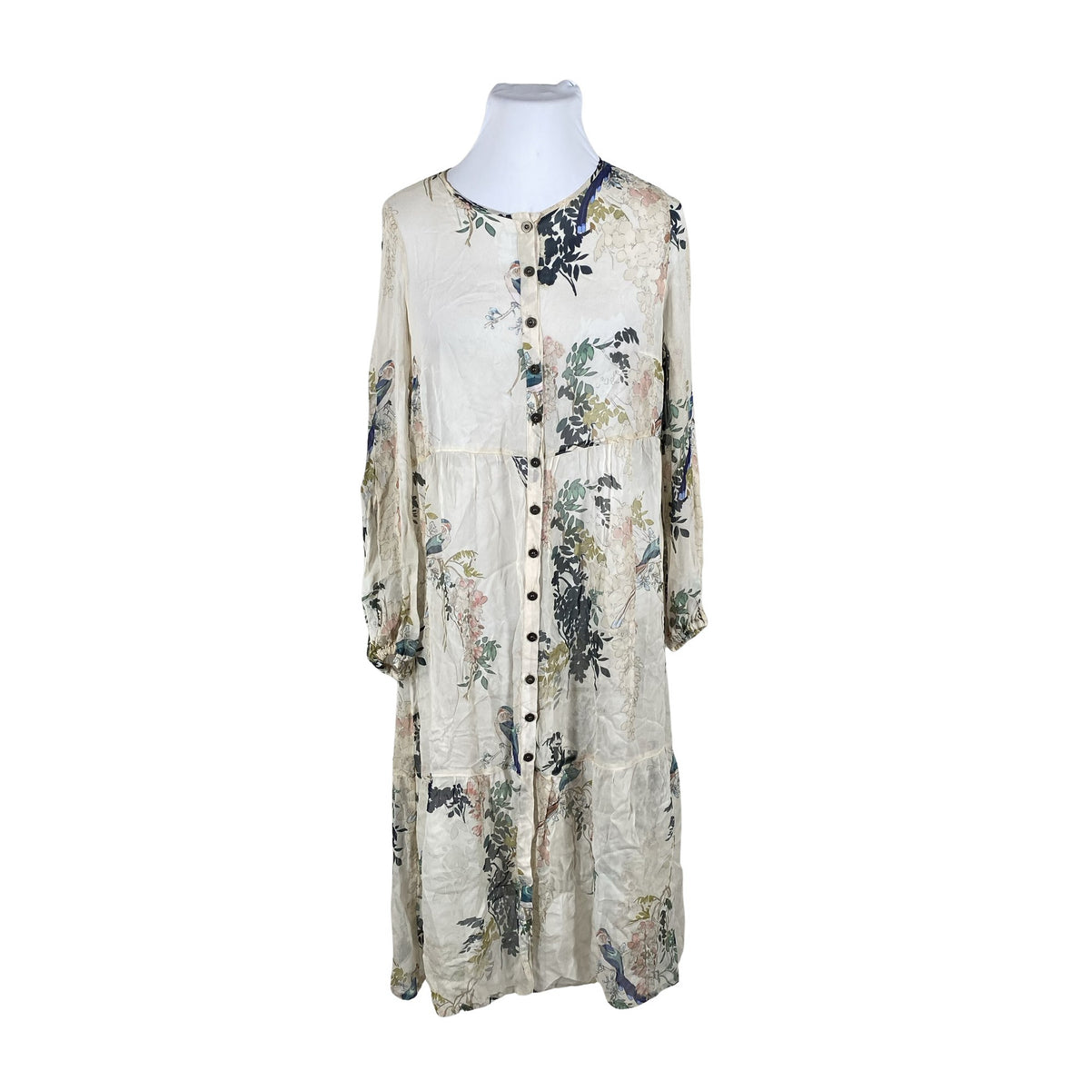 Unisex Que - Õhuke kleit, suurus 42 - Beige (1)
