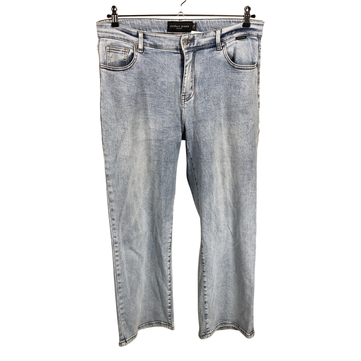 Unisex Perfect Jeans - Teksad, suurus 44 - Helesinine (1)