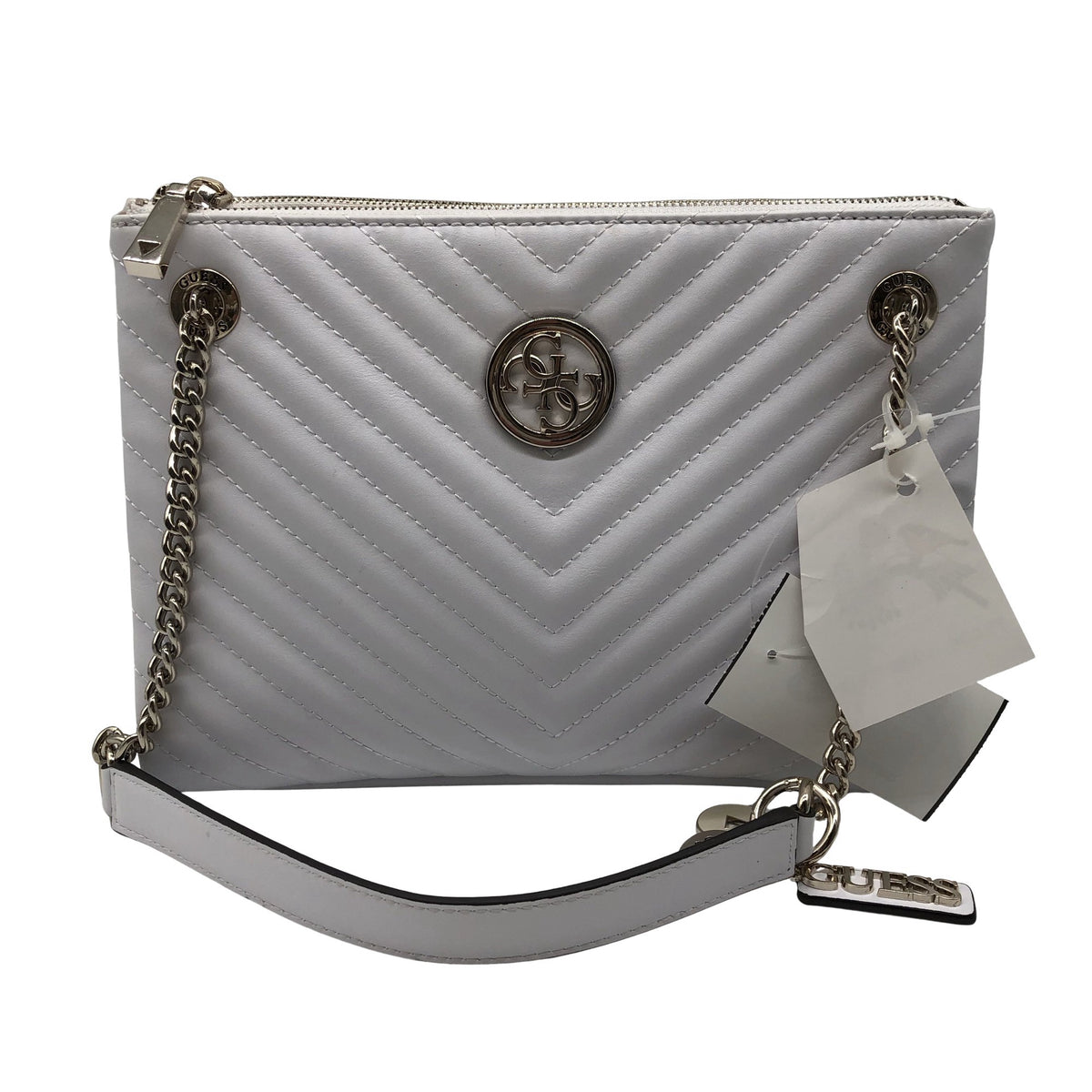 Unisex Guess - Käekott, suurus Maxi - Valge (1)