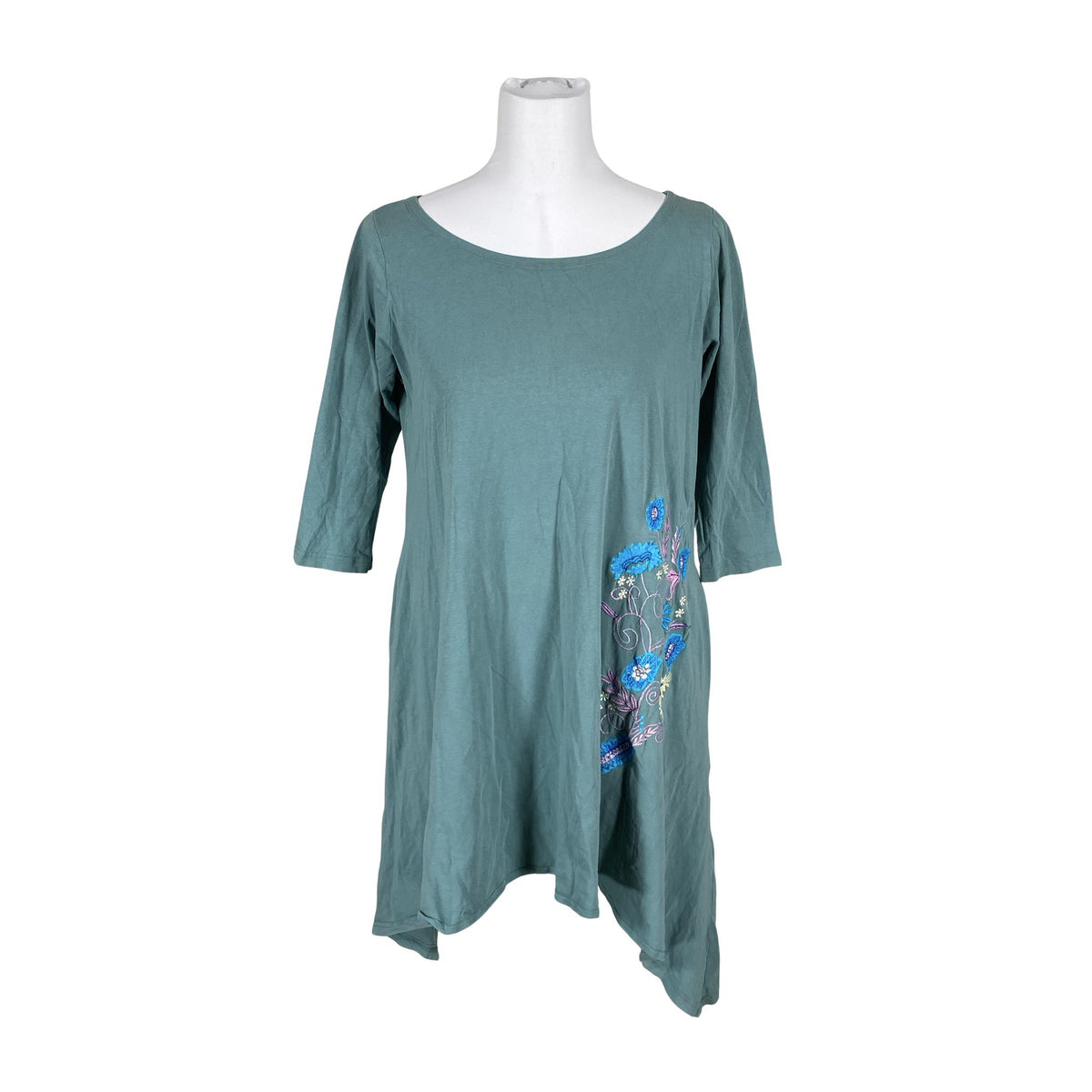 Unisex Mithu - Trikotaažist kleit, suurus 36 - Sinine (1)