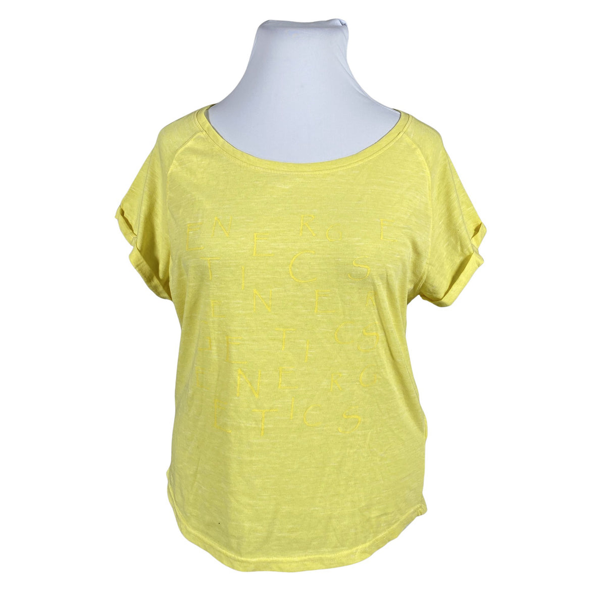 Unisex Energetics - T-särk, suurus 48 - Kollane (1)