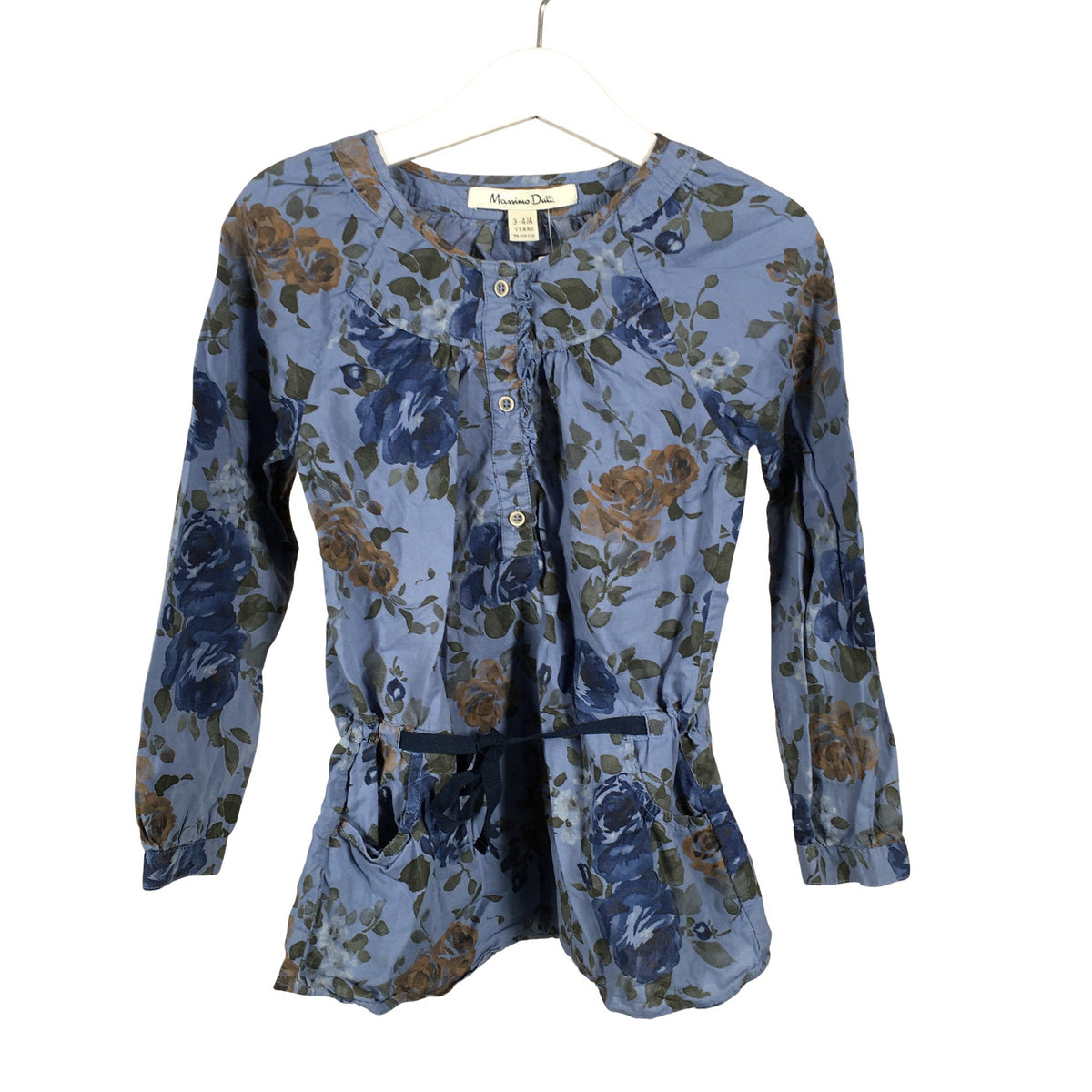 Unisex Massimo Dutti - Mitteveniv tuunika, suurus 98 - 104 - Sinine (1)