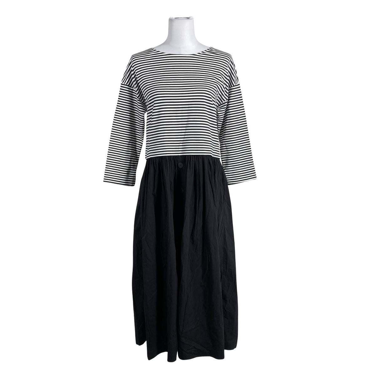 Unisex Kuusama - Trikotaažist kleit, suurus 36 - Valge (1)