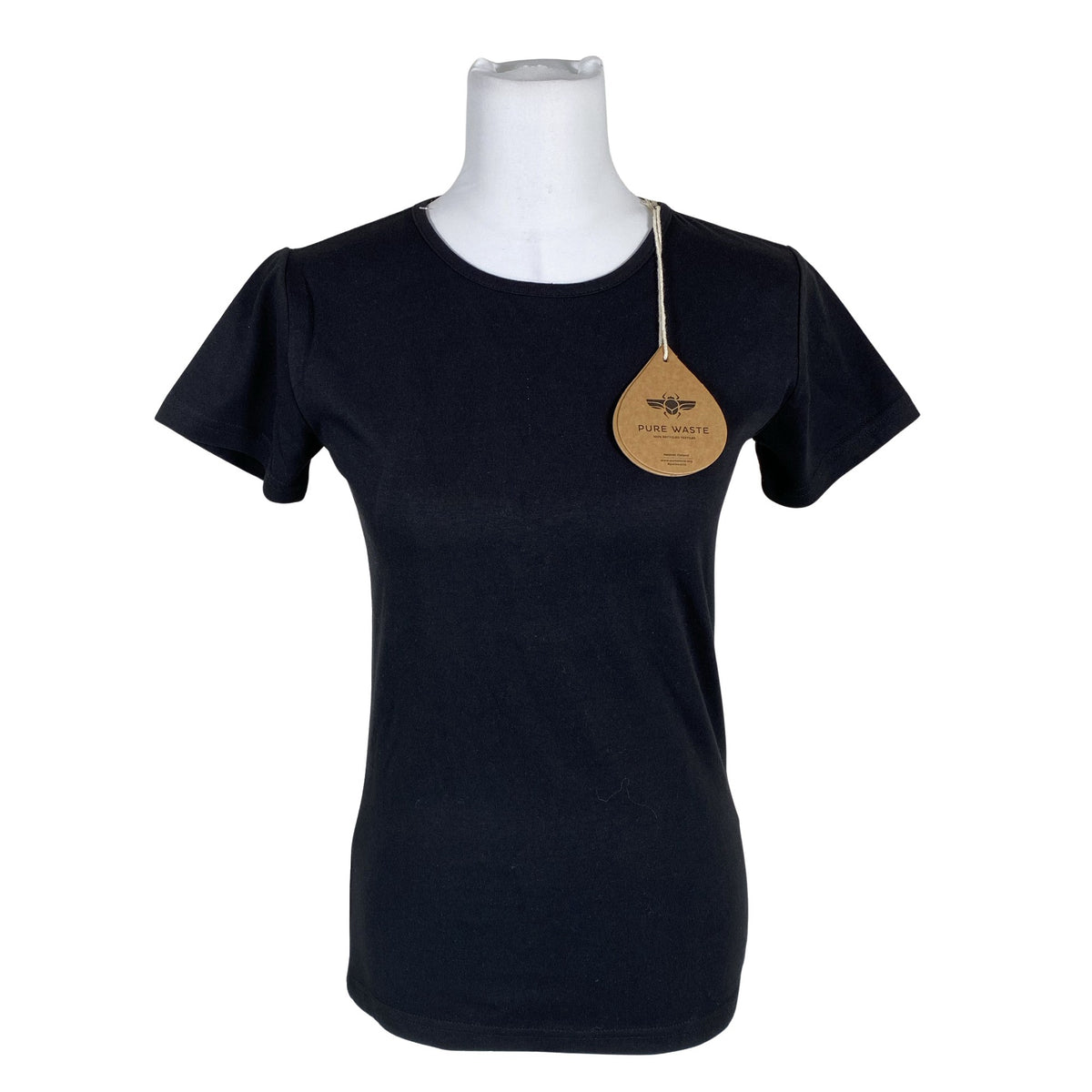Unisex Pure Waste - T-särk, suurus 34 - Must (1)