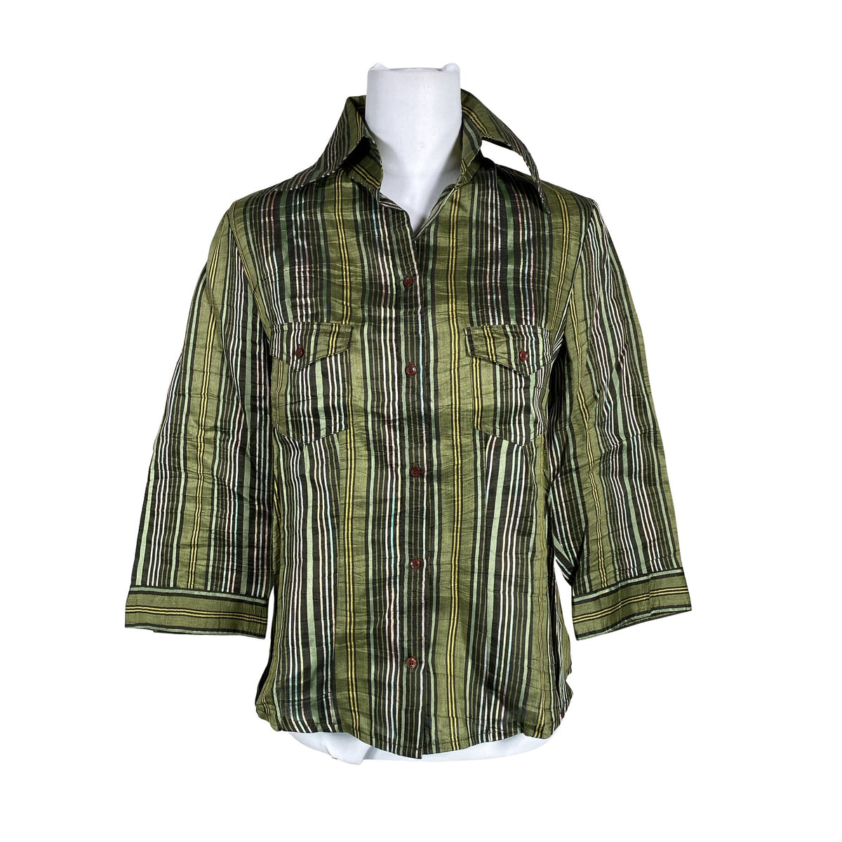 Unisex Bandolera - Triiksärk, suurus 40 - Roheline (1)