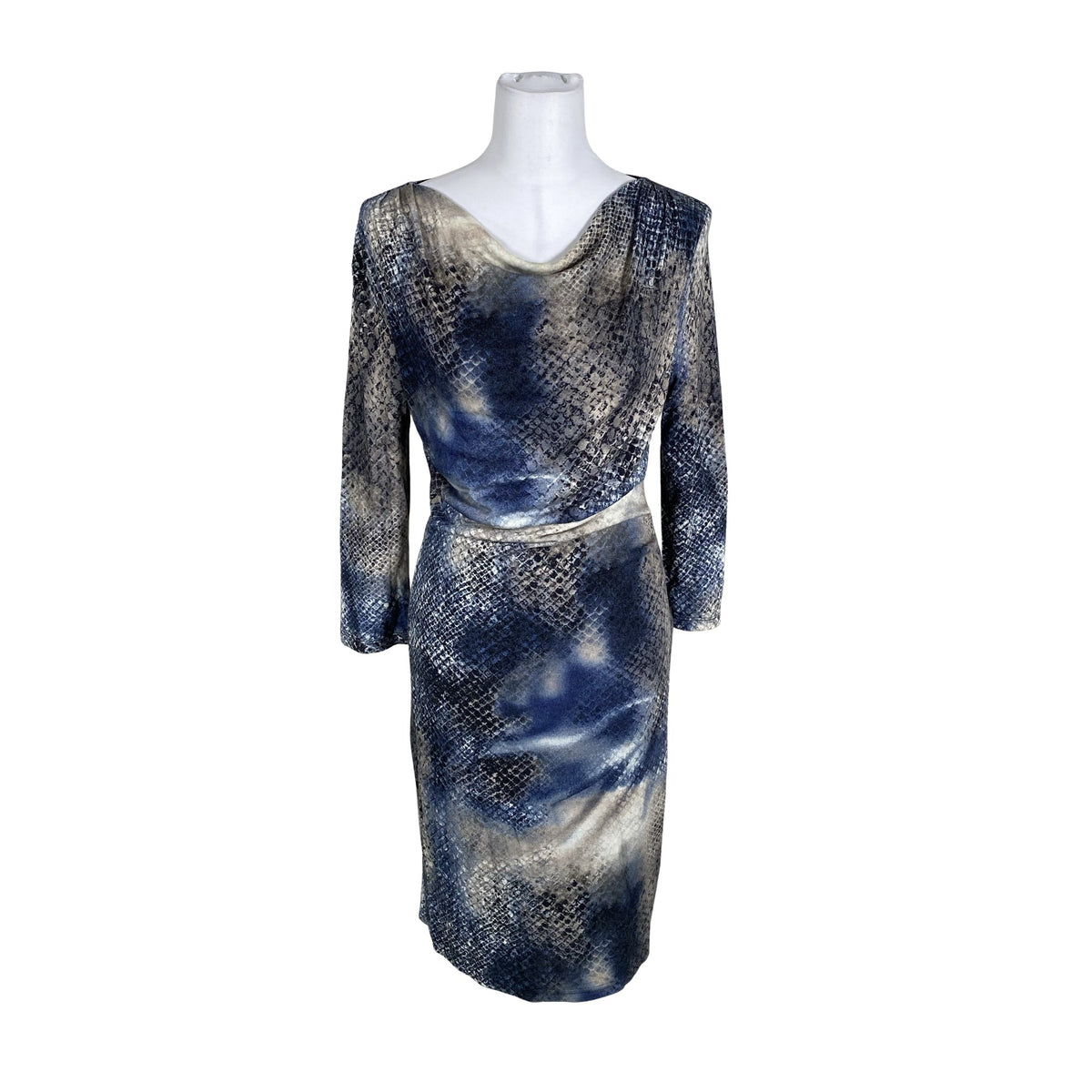 Unisex Betty Barclay - Kootud kleit, suurus 38 - Sinine (1)
