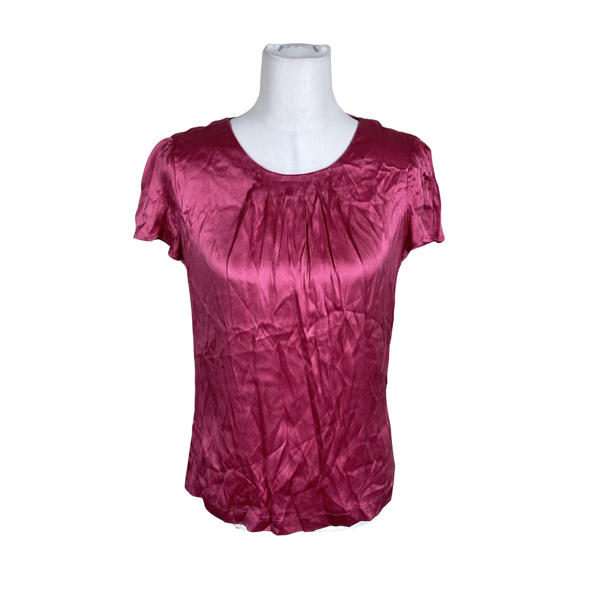 Unisex Ril's - Lühikeste käistega pluus, suurus 38 - Roosa (1)