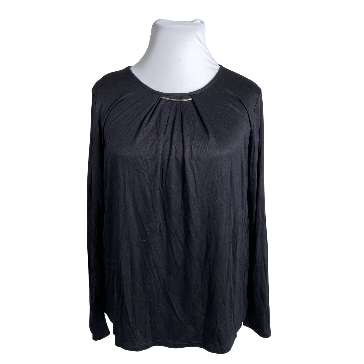 Unisex s.Oliver - Trikotaažist pluus, suurus 44 - Must (1)
