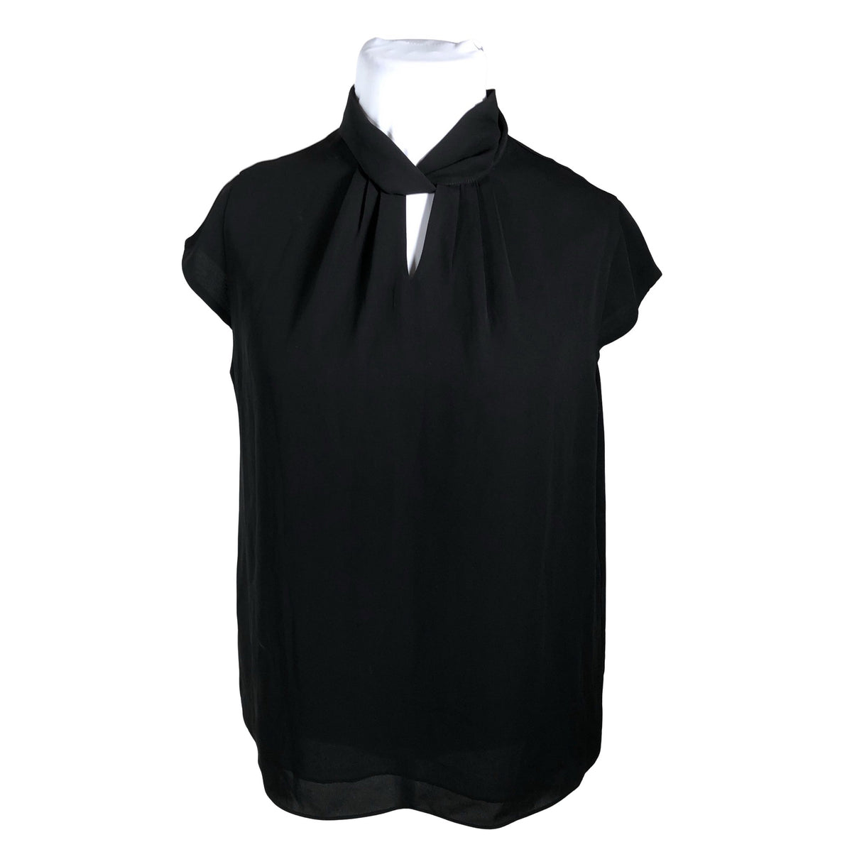 Unisex Your Face - Lühikeste käistega pluus, suurus 44 - Must (1)