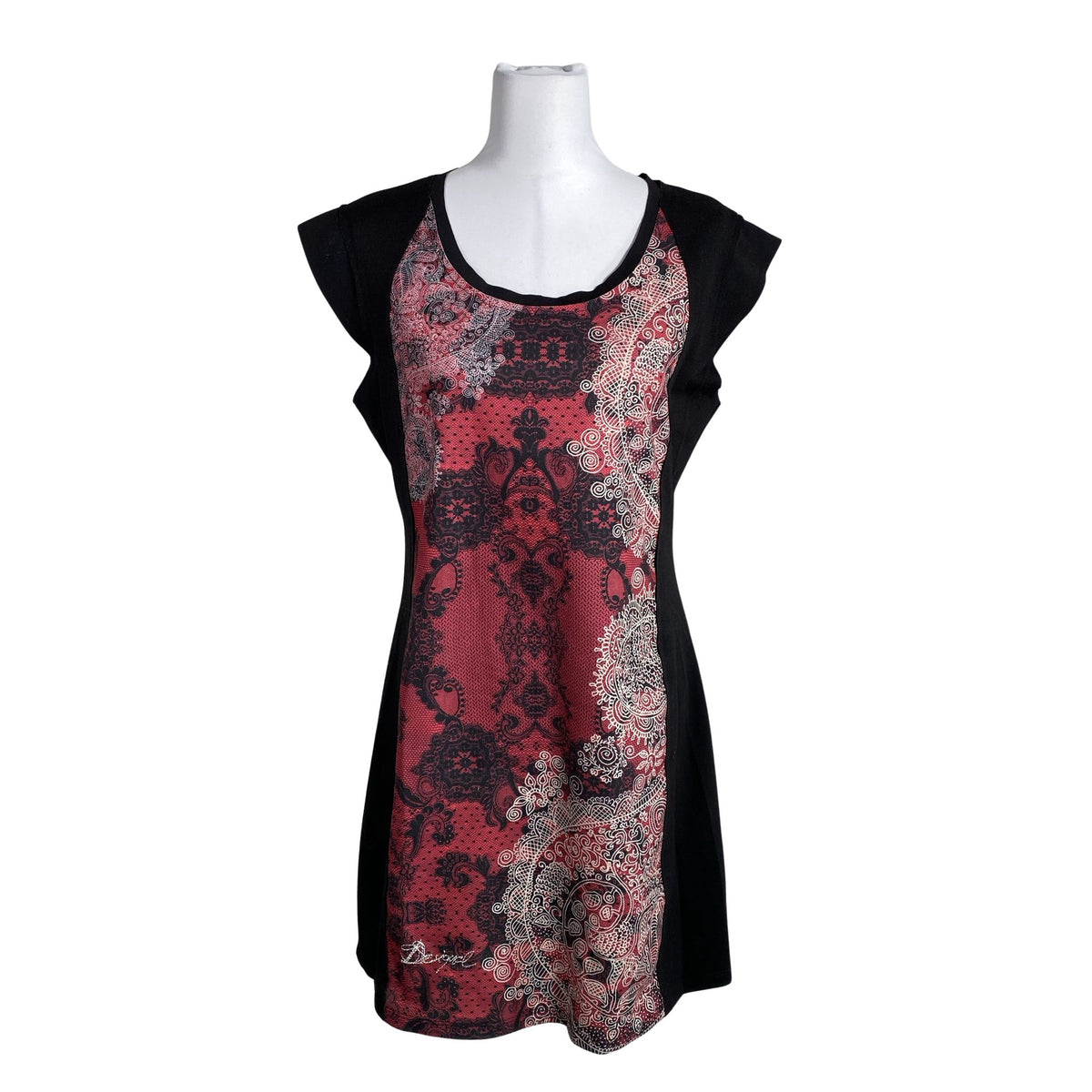 Unisex Desigual - Trikotaažist kleit, suurus 40 - Must (1)