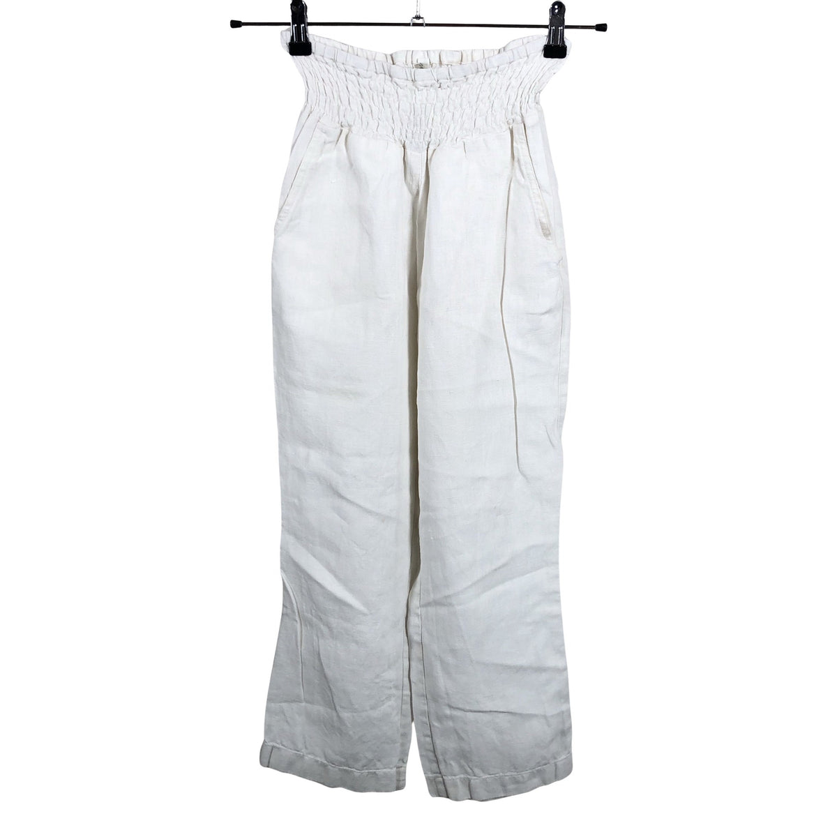 Unisex Bypias - Mittevenivad püksid, suurus 36 - Valge (1)