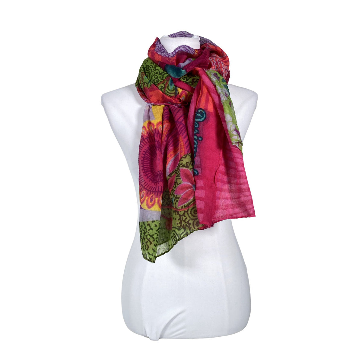 Unisex Desigual - Õhuke sall, suurus Maxi - Roosa (1)