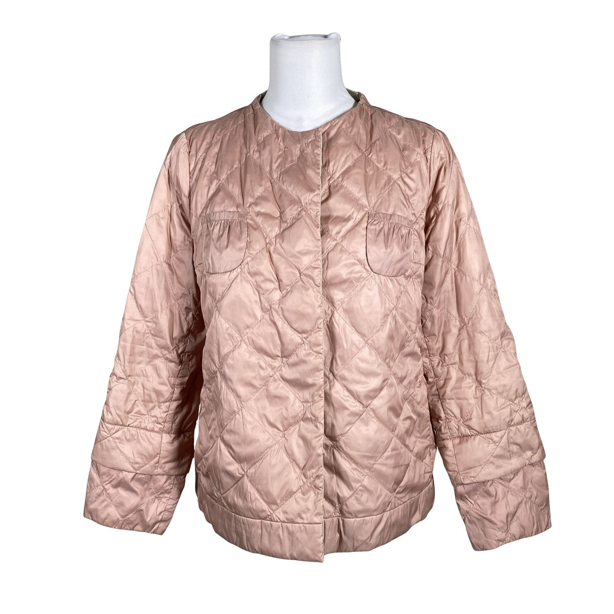 Unisex 'S MaxMara - Tepitud jope, suurus 34 - Heleroosa (1)