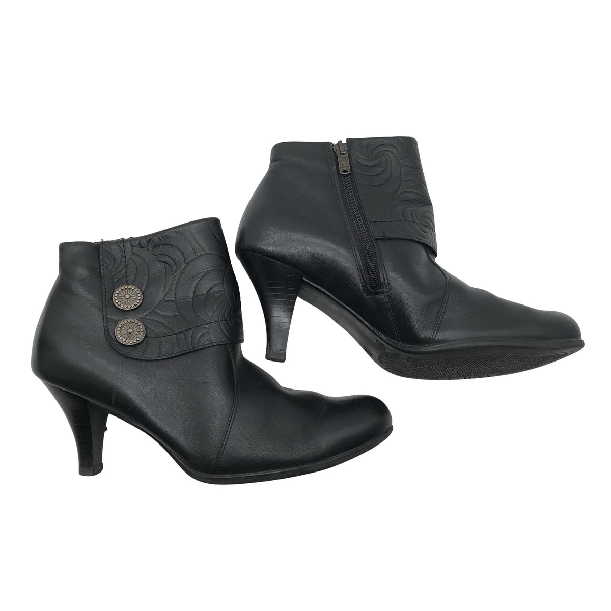 Unisex Janita - Poolsaapad, suurus 40 - Must (1)