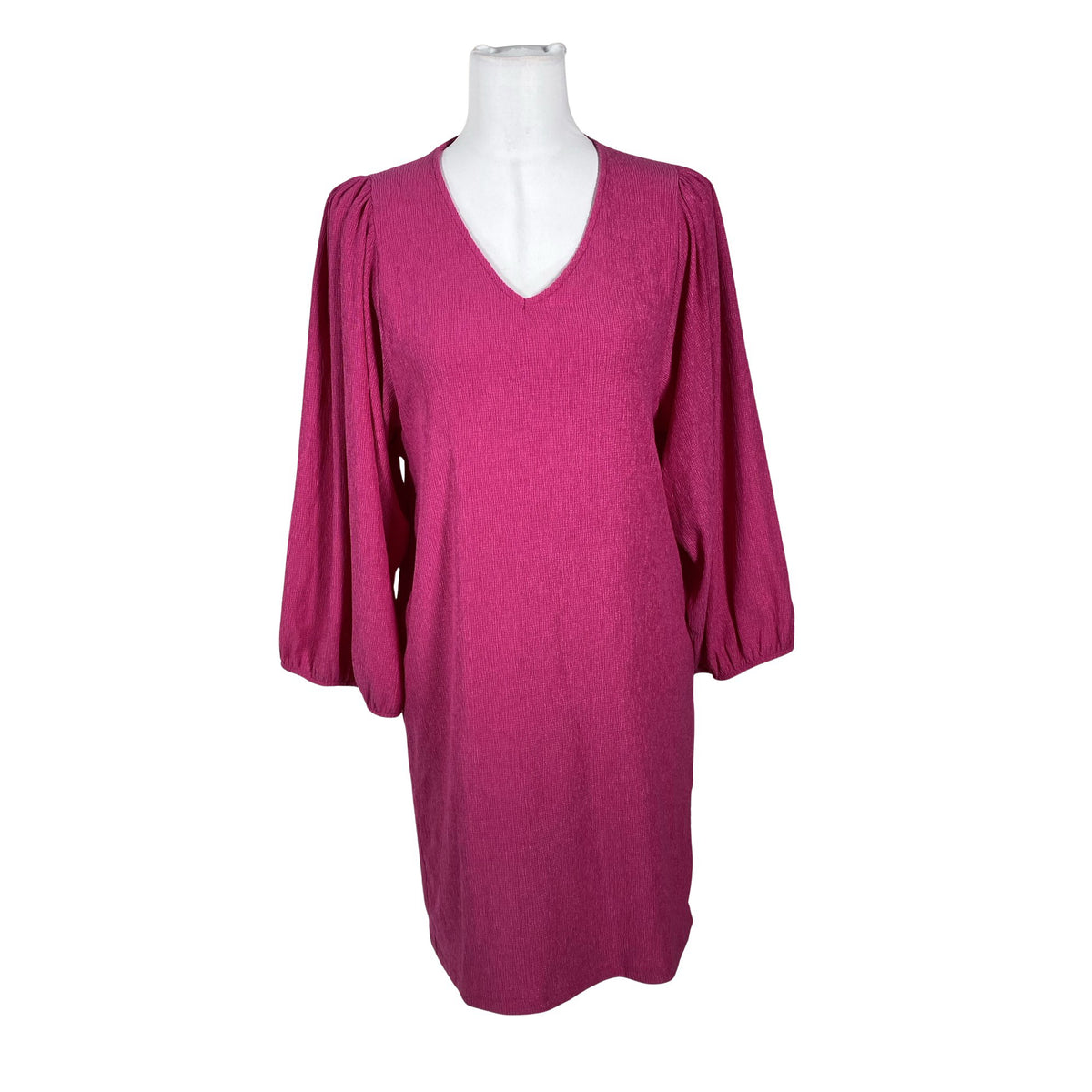 Unisex Lindex - Trikotaažist kleit, suurus 36 - Roosa (1)
