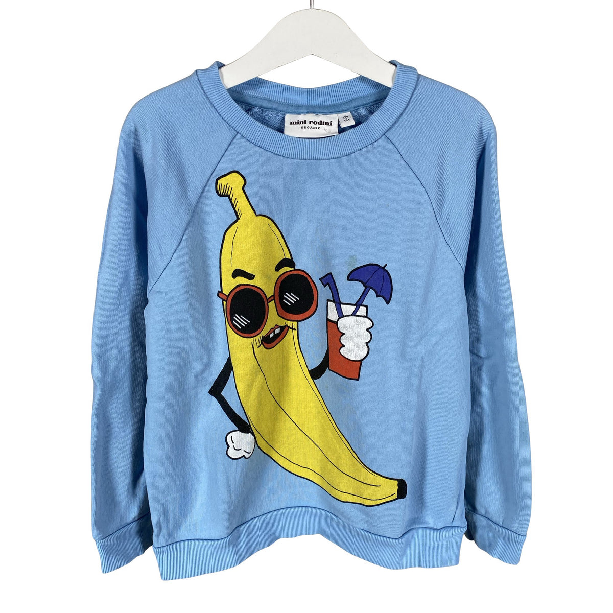 Unisex Mini Rodini - Dressikangast pluus, suurus 128 - 134 - Helesinine (1)