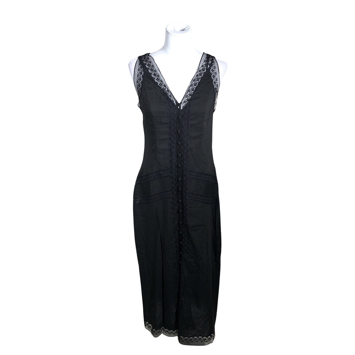 Unisex Reformation - Mitteveniv kleit, suurus 38 - Must (1)